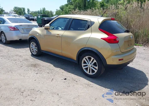 2013 Nissan Juke Sl из США, поврежденный, VIN JN8AF5MV3DT205102